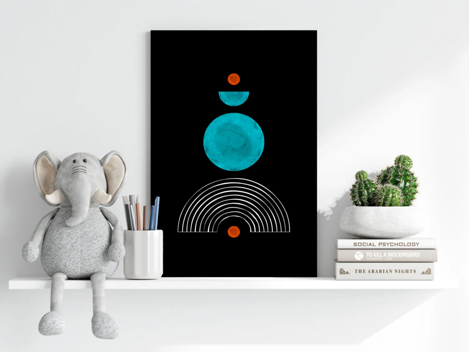 Line Art V3 Aluminum Print - Image 6