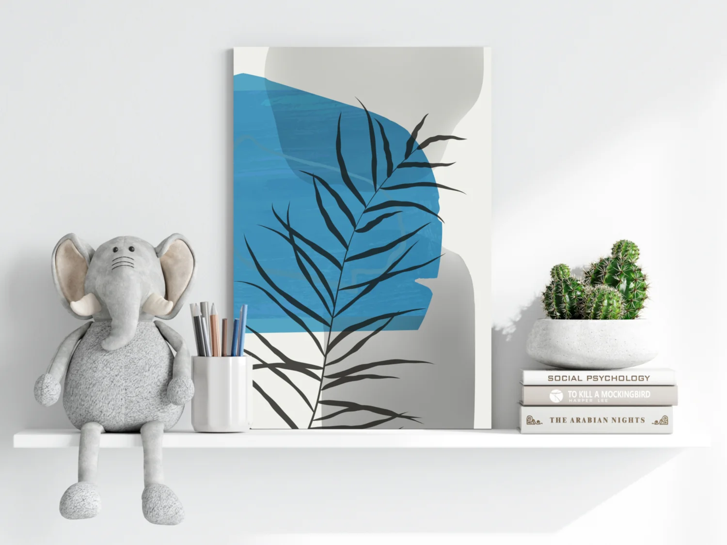 Line Art V9 Aluminum Print - Image 6