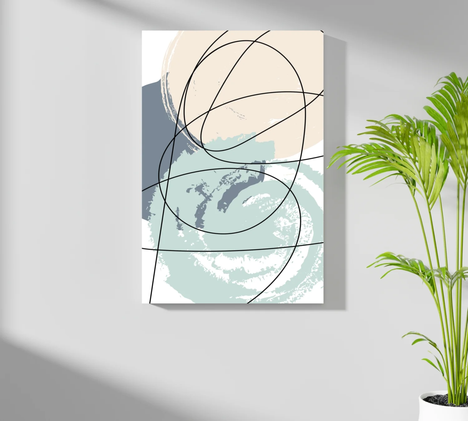Abstract Lines Aluminum Print - Image 7