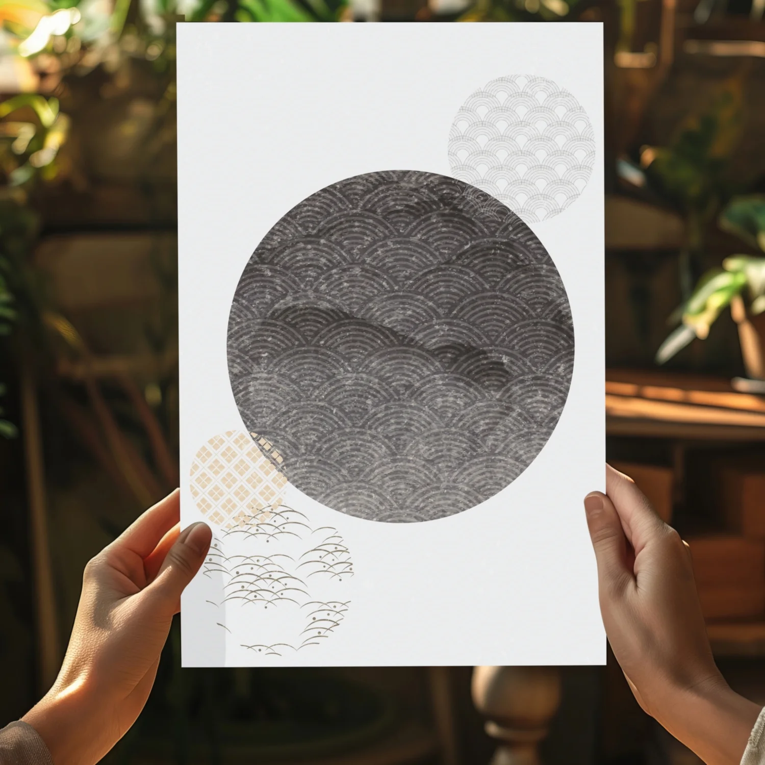 Abstract Art Dots V2 Aluminum Print - Image 5