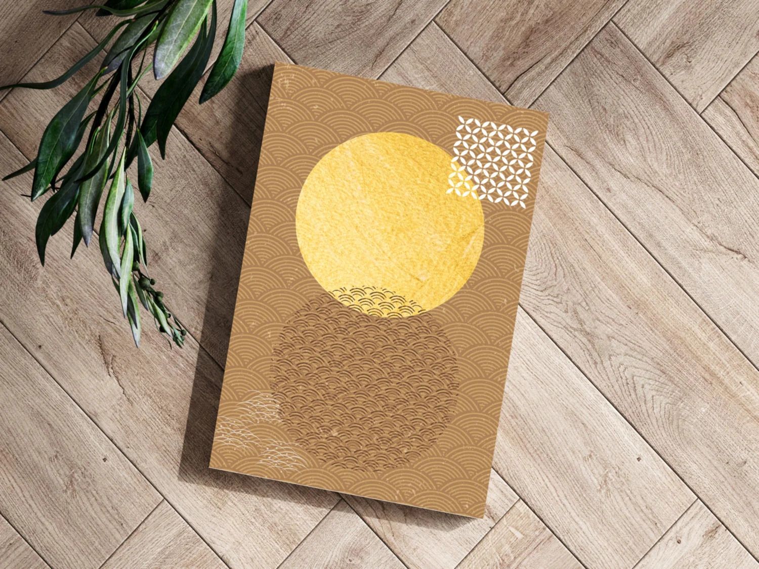 Abstract Art Dots V3 Aluminum Print - Image 3