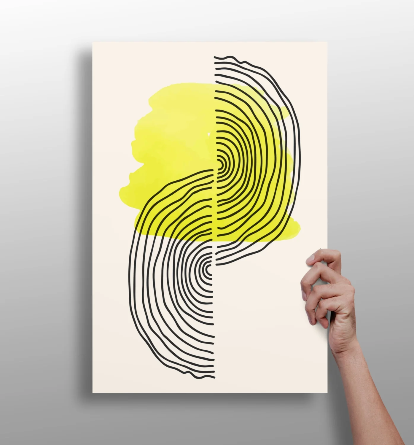 Abstract Gravity V2 Aluminum Print