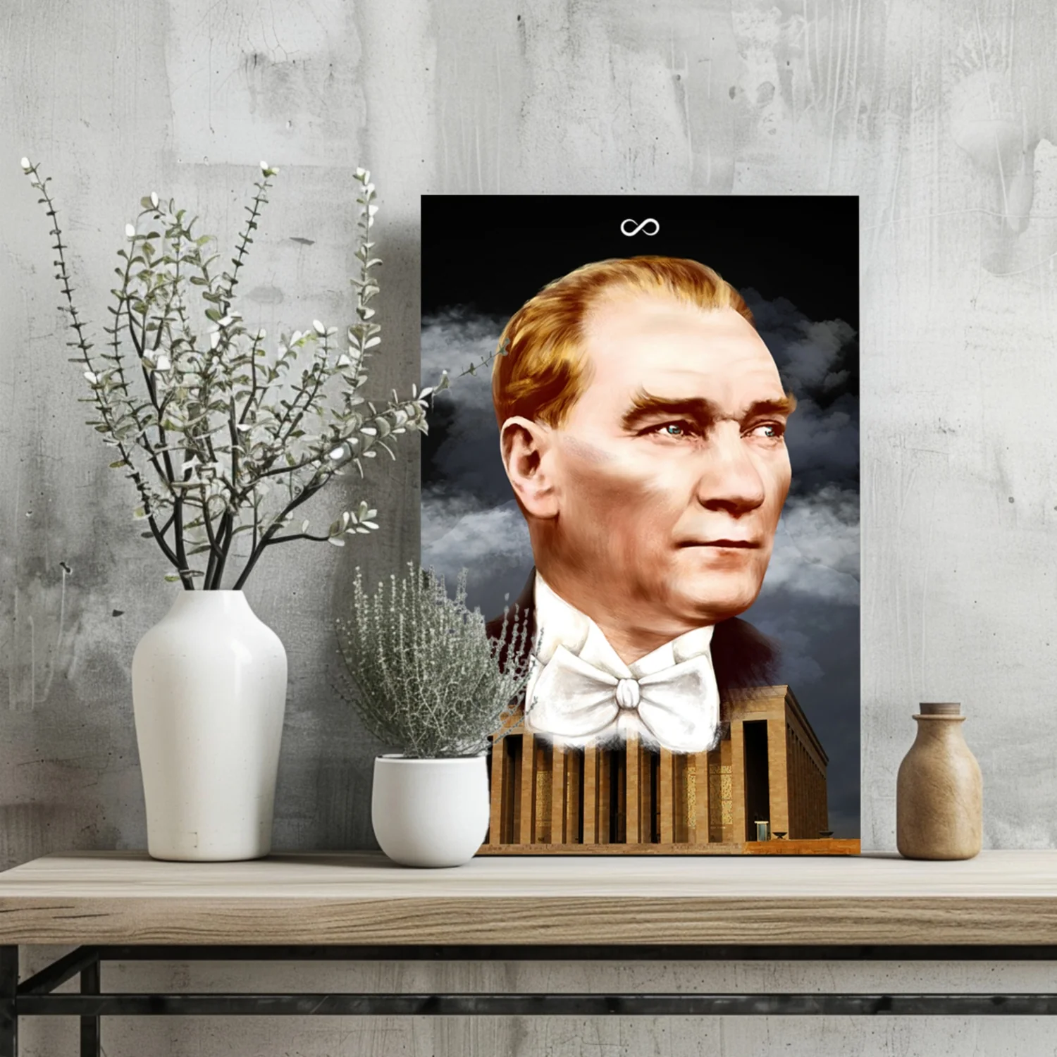 Ataturk Aluminum Print - Image 2