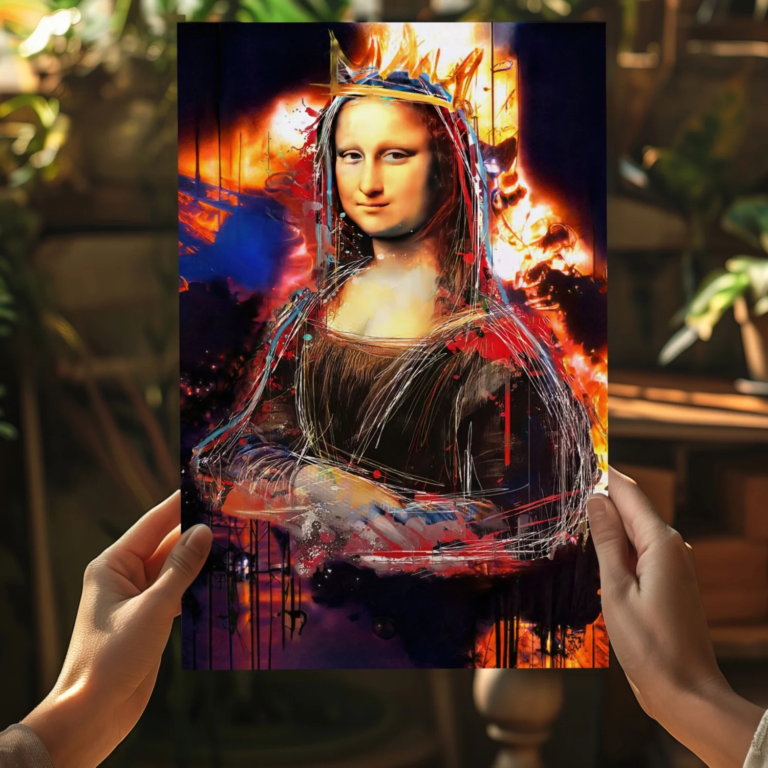 Mona Lisa Aluminum Print - Image 5