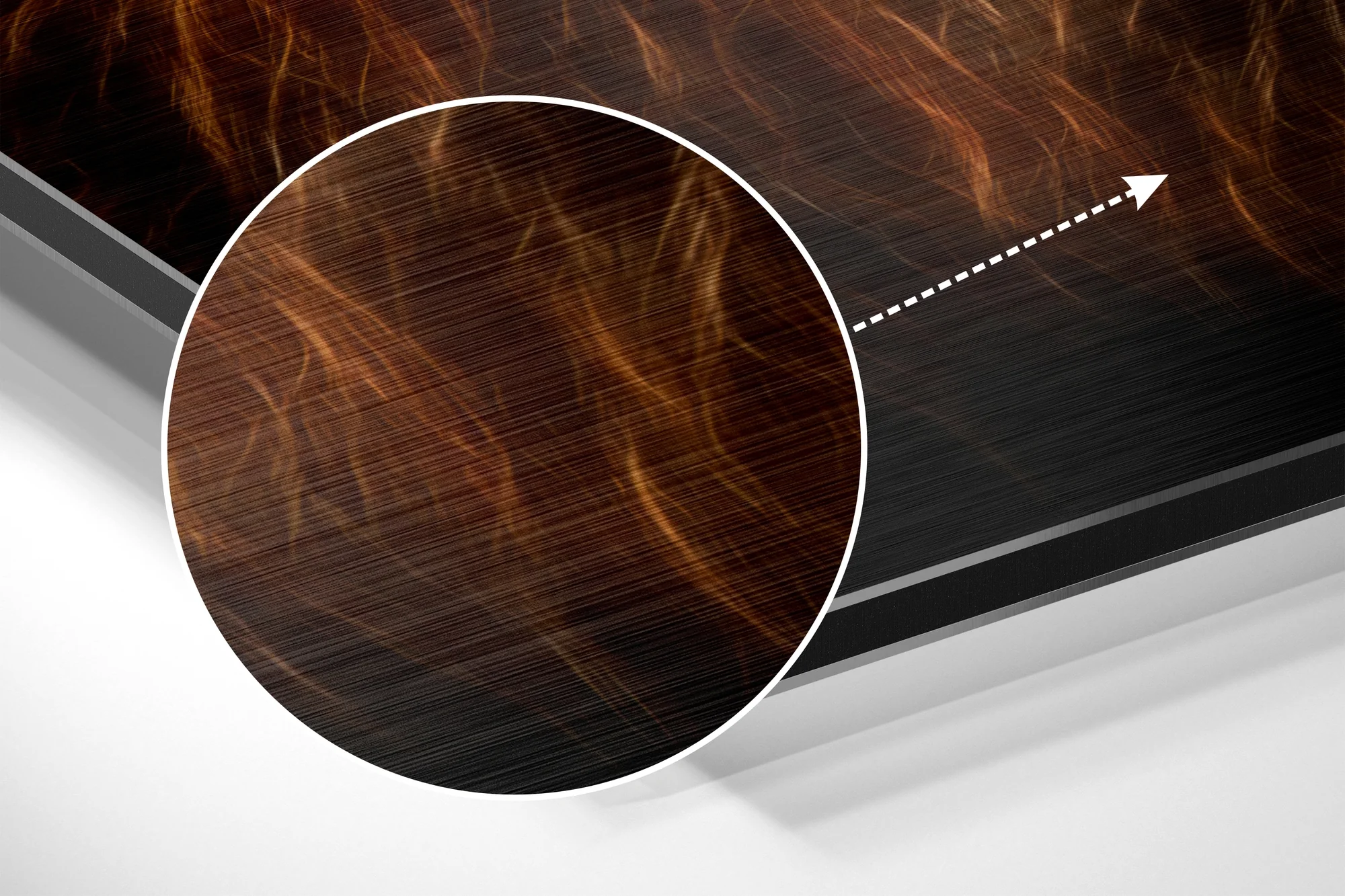 Lion Brushed Aluminium Dibond Wall Art - Image 3