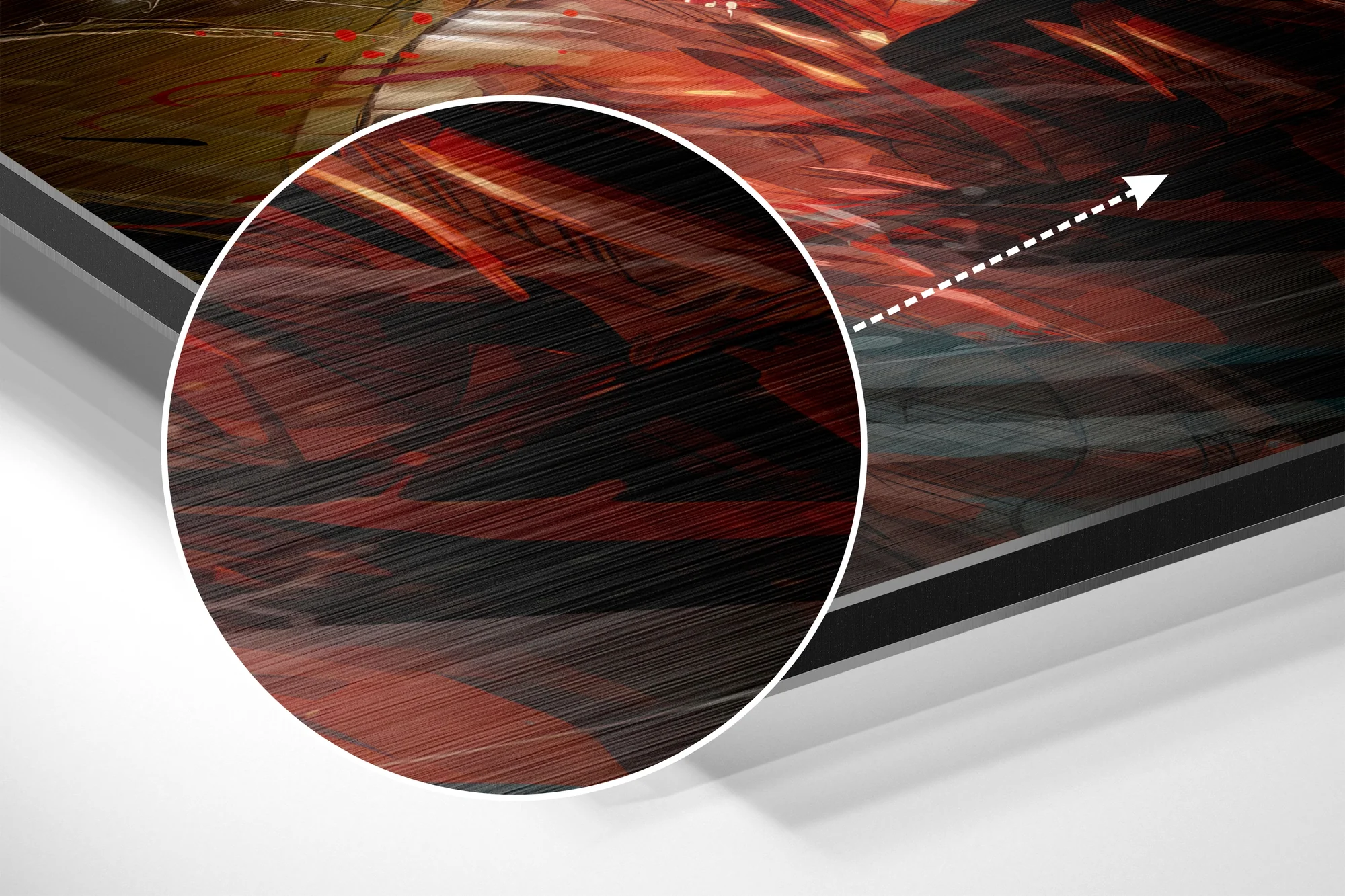 Tyler Durden Brushed Aluminium Dibond Wall Art - Image 3
