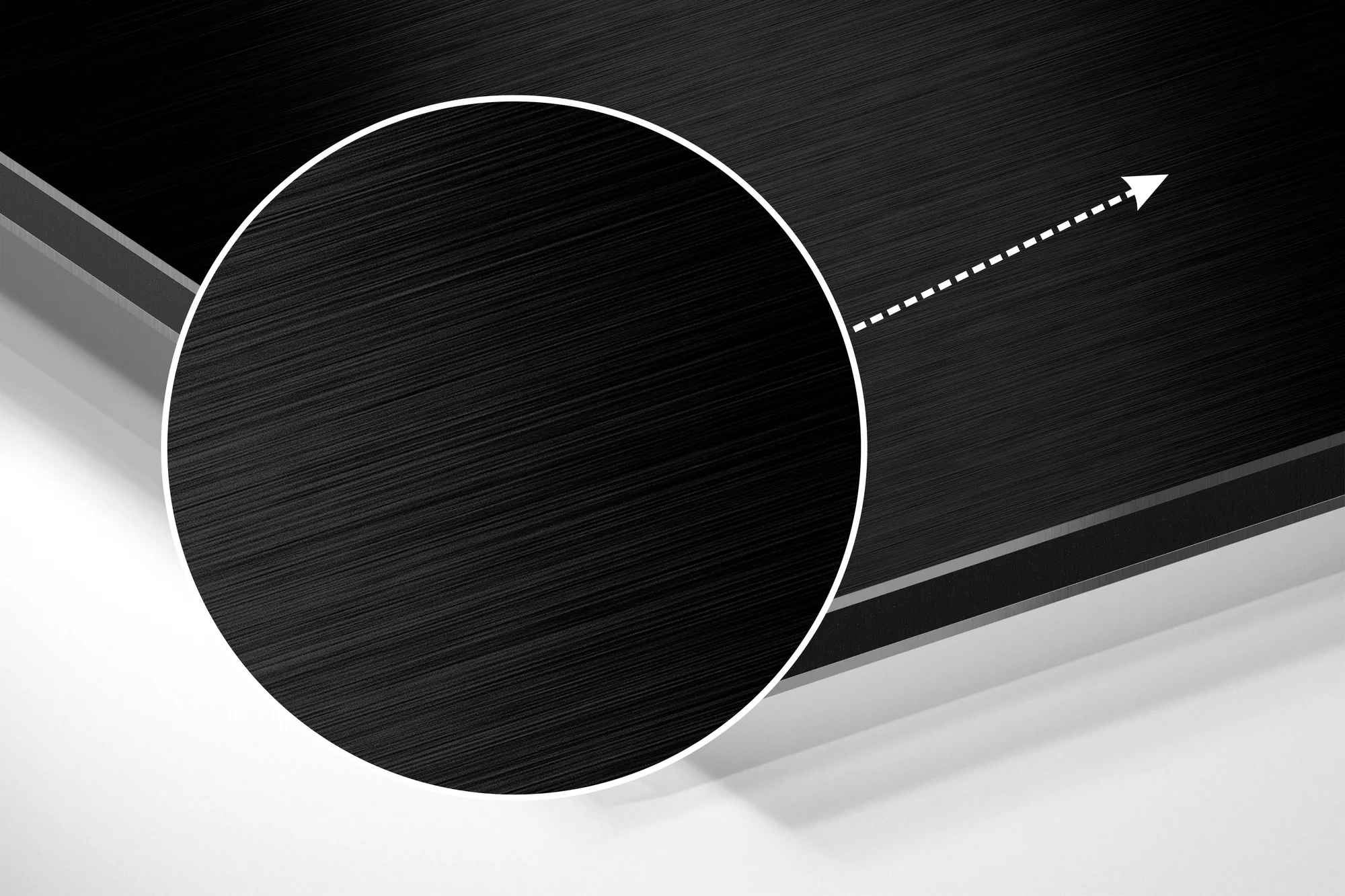 Leon Brushed Aluminium Dibond Wall Art - Image 3