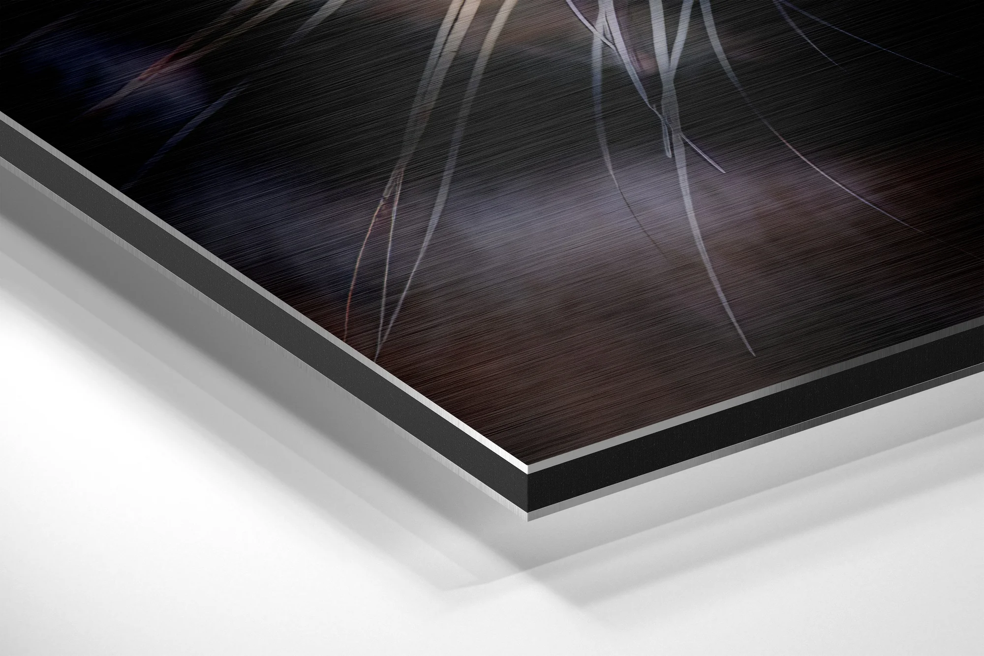 Tiger Brushed Aluminium Dibond Wall Art - Image 2