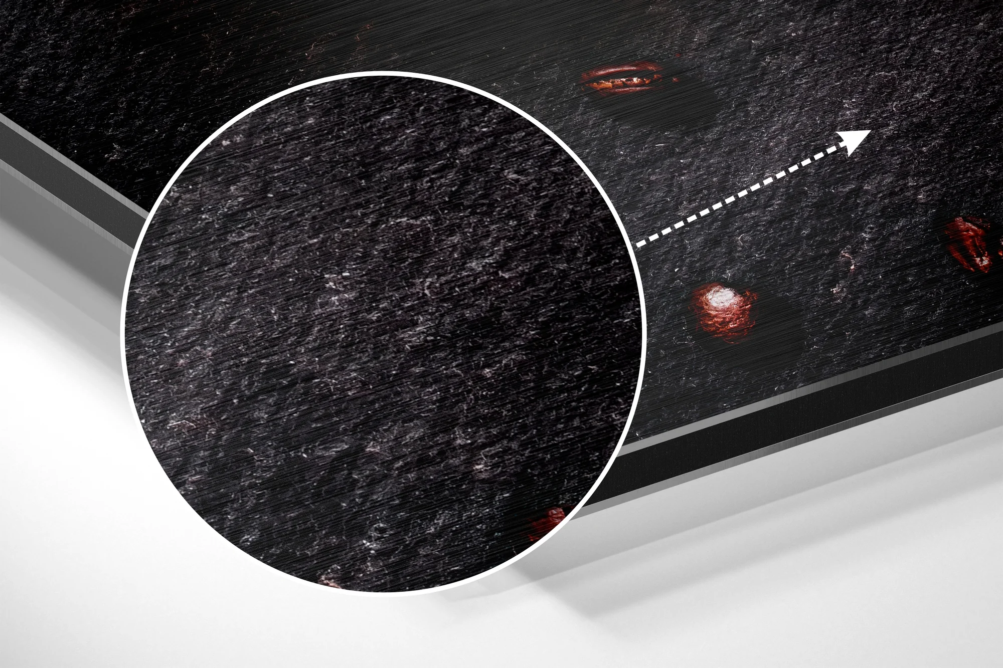 Coffee Brushed Aluminium Dibond Wall Art - Image 3