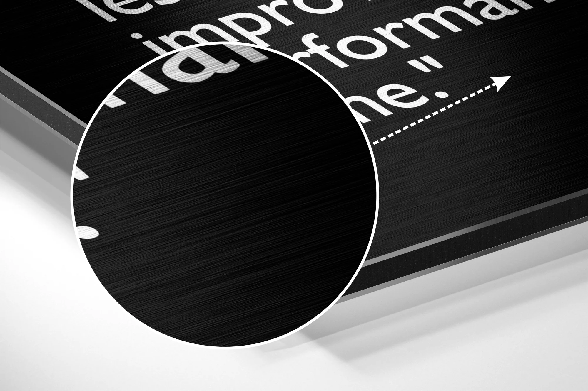 Words of Malcolm Brushed Aluminium Dibond Wall Art - Image 3