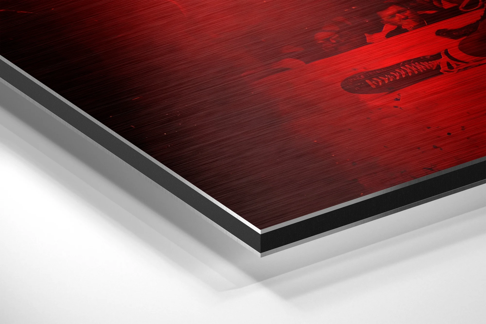 Muhammad Ali Brushed Aluminium Dibond Wall Art - Image 2