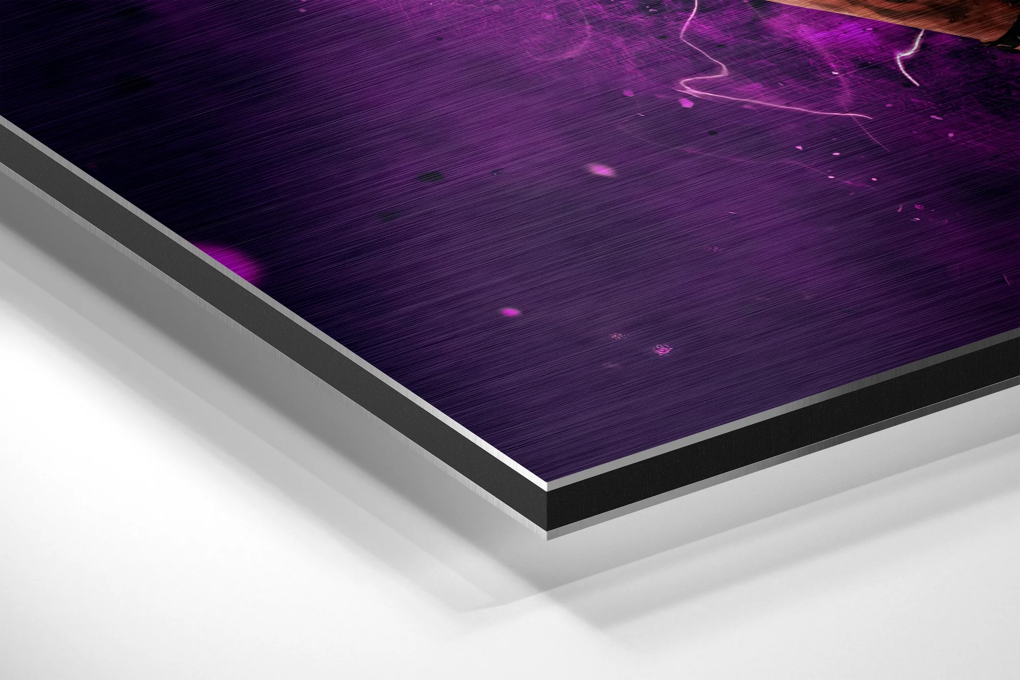 LeBron James Brushed Aluminium Dibond Wall Art - Image 2