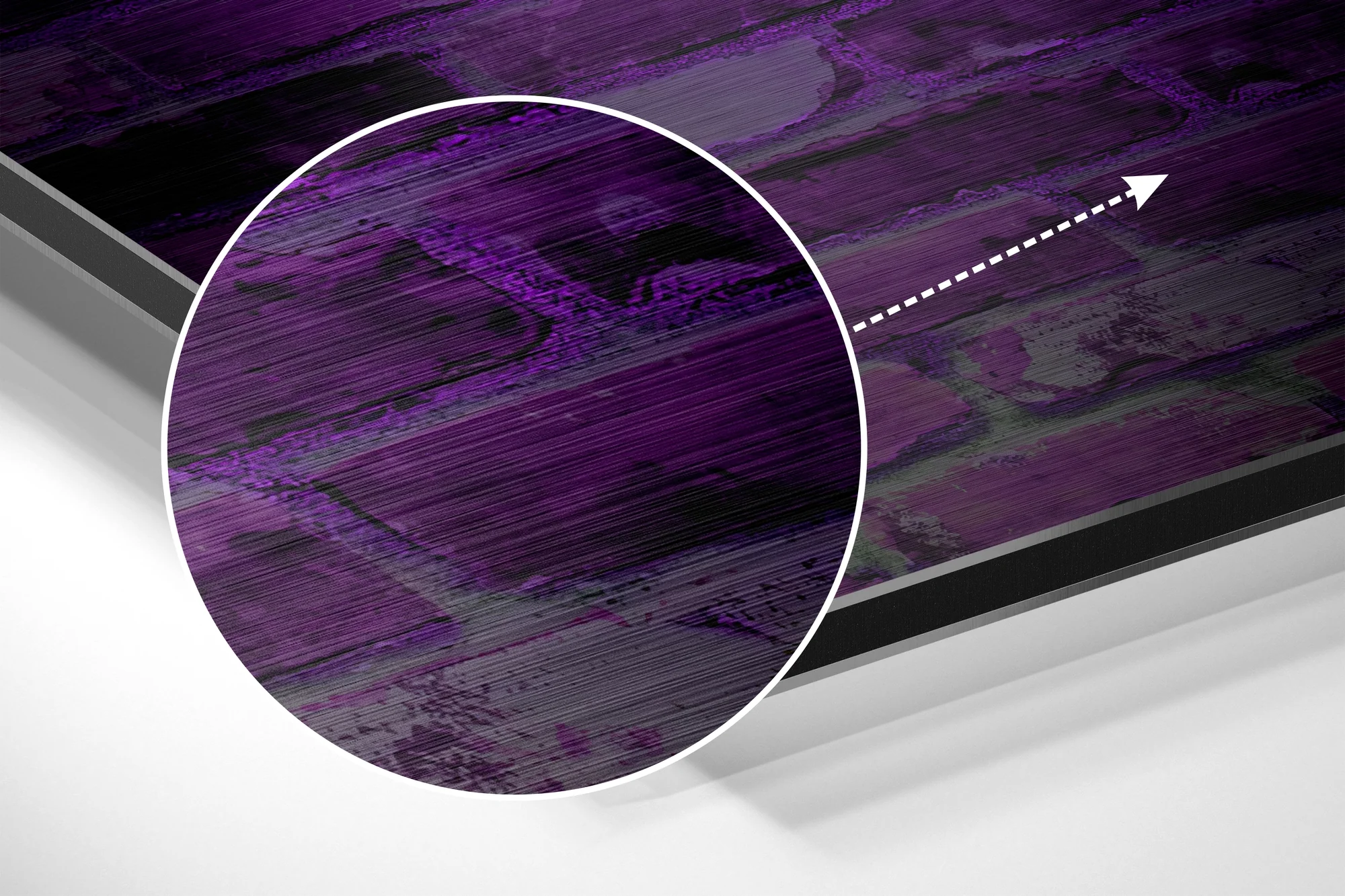 Into Wisdom Brushed Aluminium Dibond Wall Art - Image 3