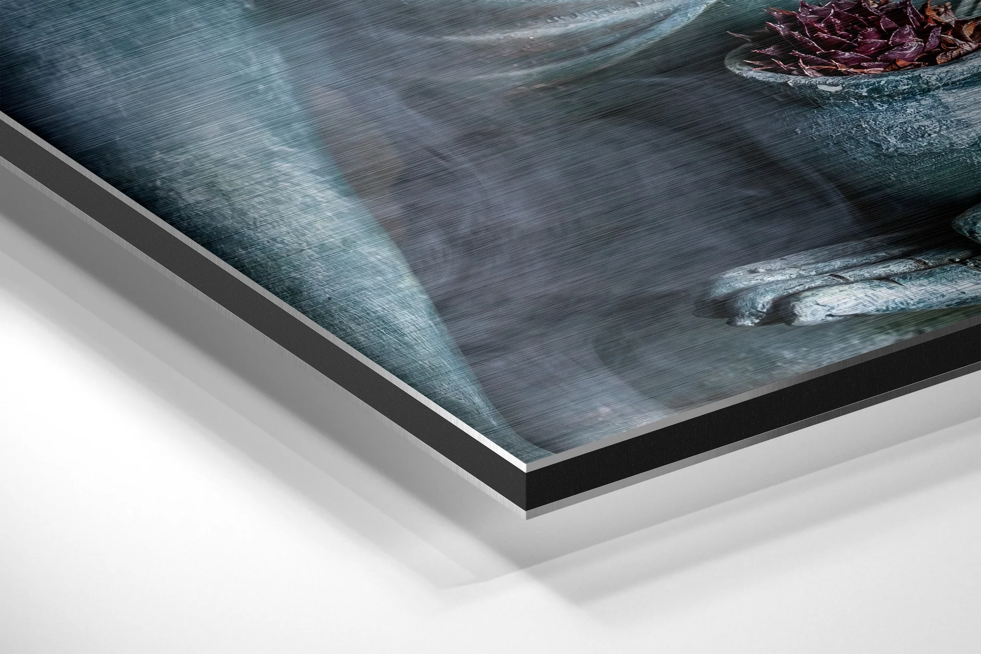 Budha Brushed Aluminium Dibond Wall Art - Image 2