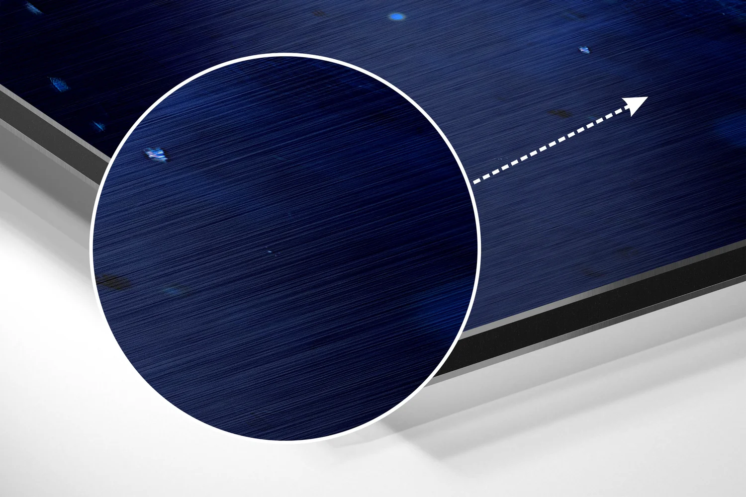 Messi Brushed Aluminium Dibond Wall Art - Image 3