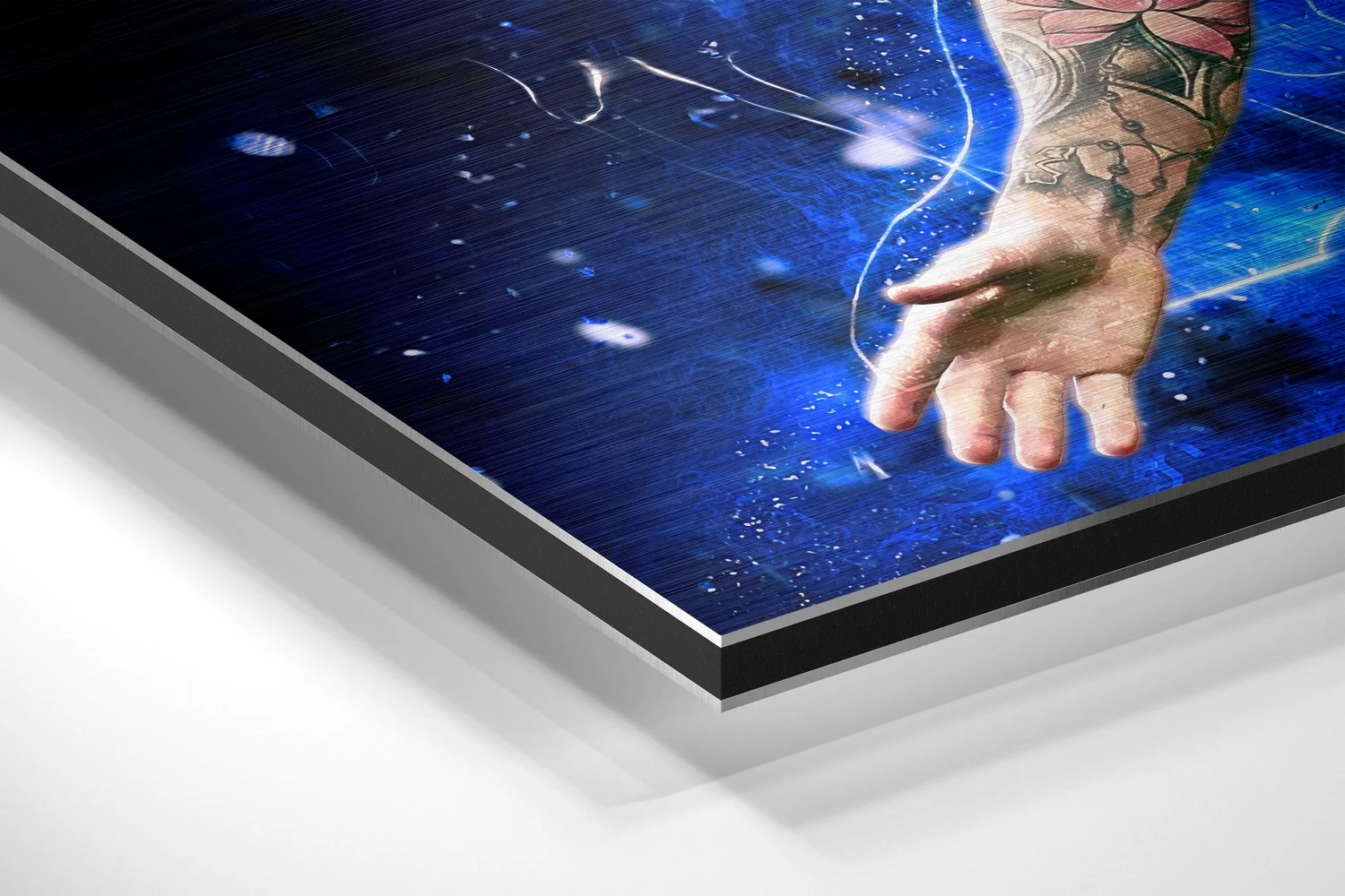 Messi Brushed Aluminium Dibond Wall Art - Image 2