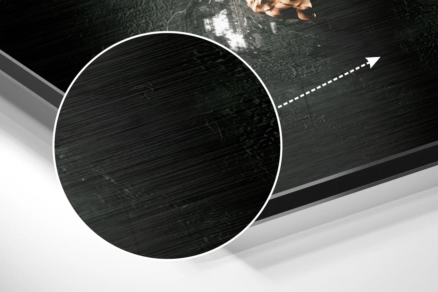 Ronaldo Brushed Aluminium Dibond Wall Art - Image 3