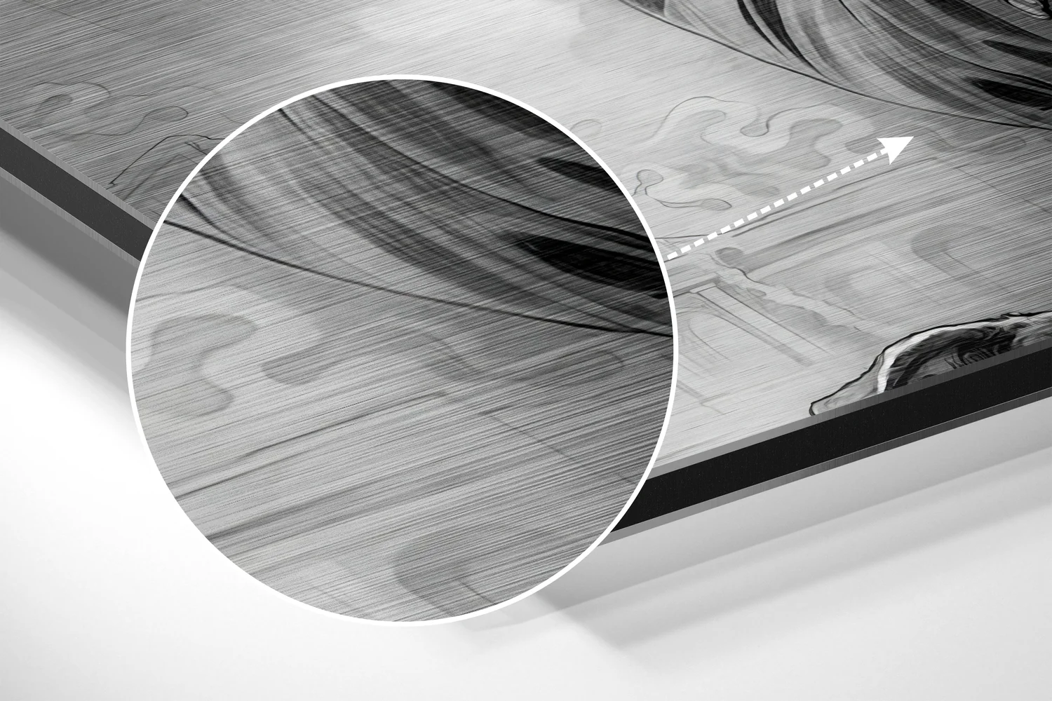 John Wick Brushed Aluminium Dibond Wall Art - Image 3