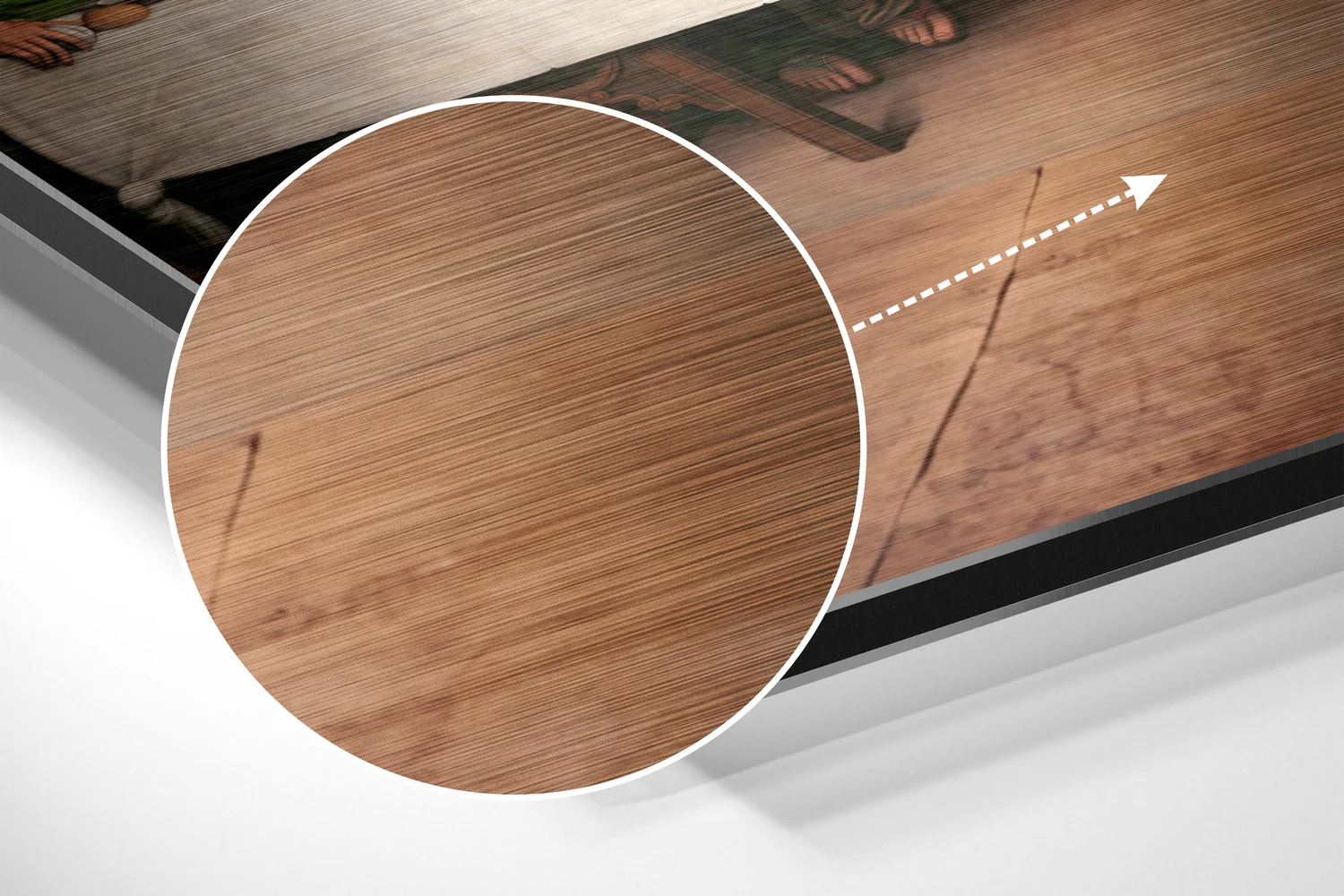 Last Supper Brushed Aluminium Dibond Wall Art - Image 3