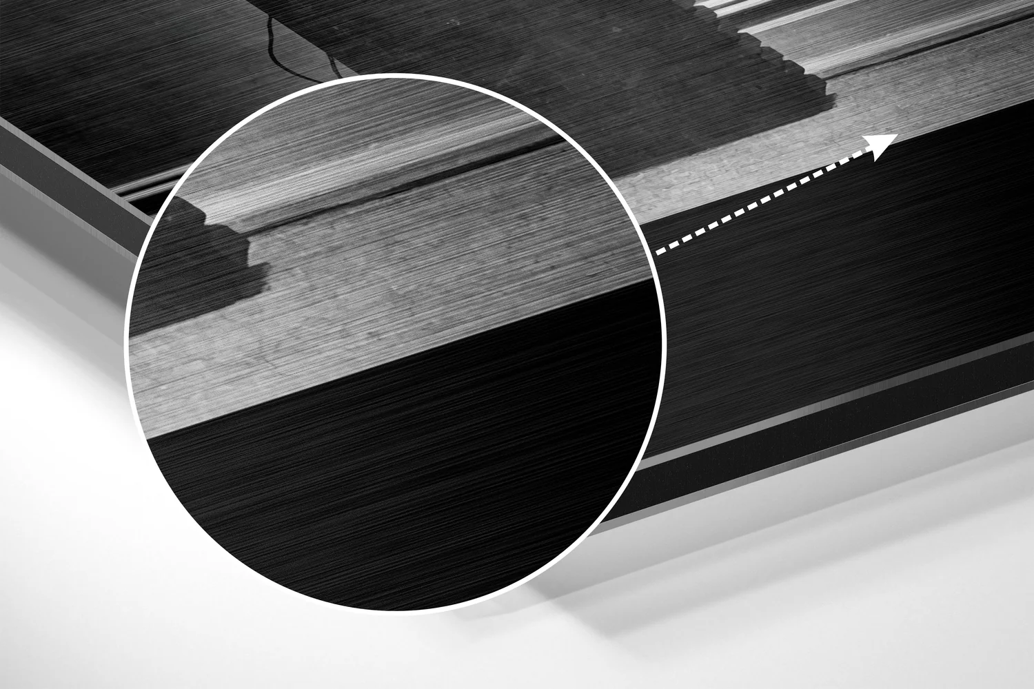 Music Wind Brushed Aluminium Dibond Wall Art - Image 3