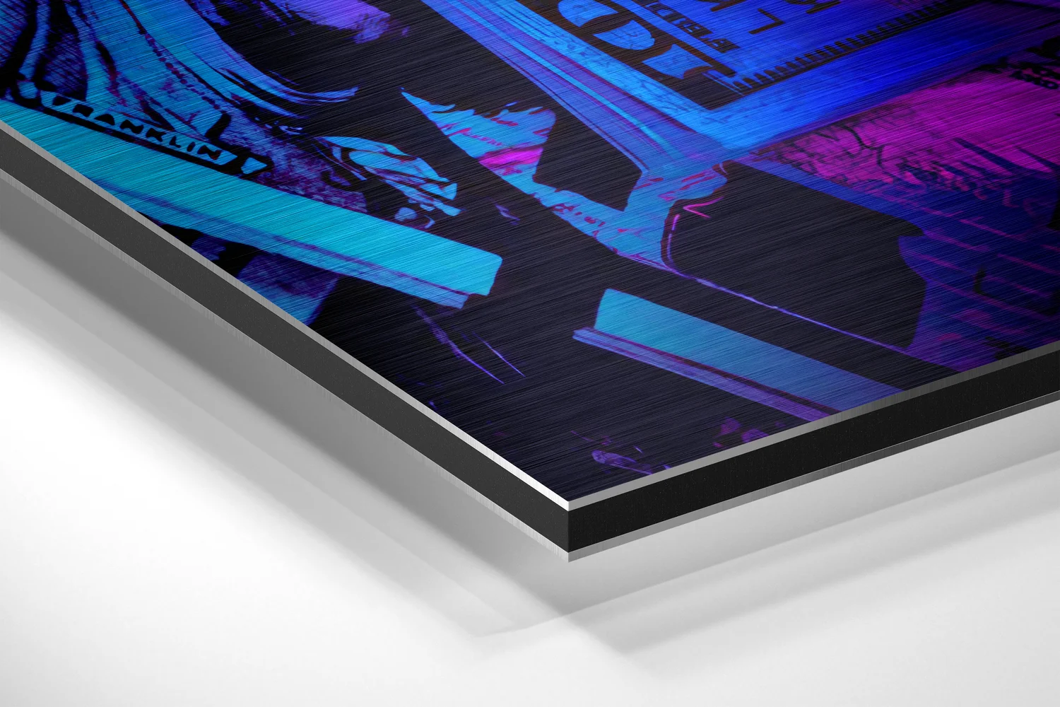 Cash Brushed Aluminium Dibond Wall Art - Image 2