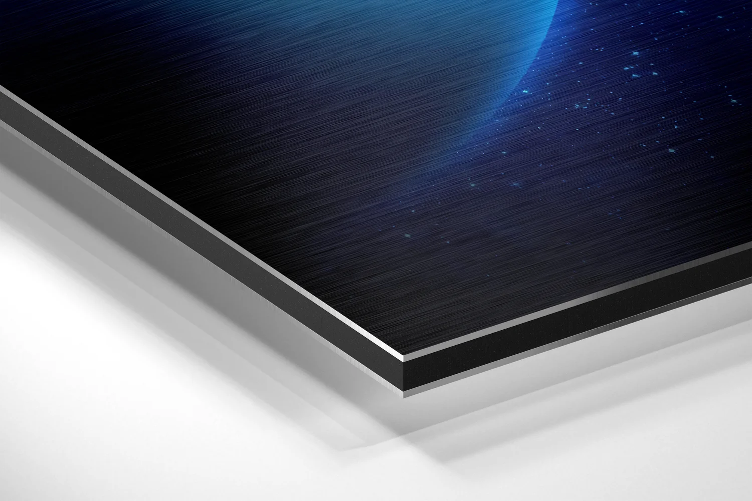 Uranus Brushed Aluminium Dibond Wall Art - Image 2
