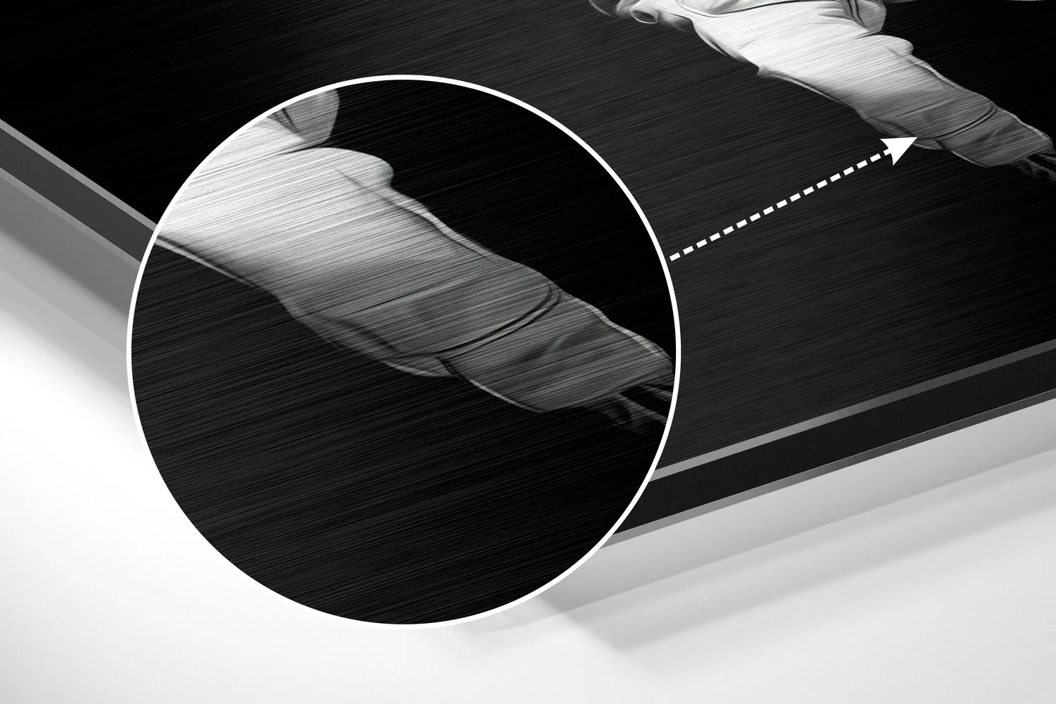 Astronaut's Balloons Brushed Aluminium Dibond Wall Art - Image 3