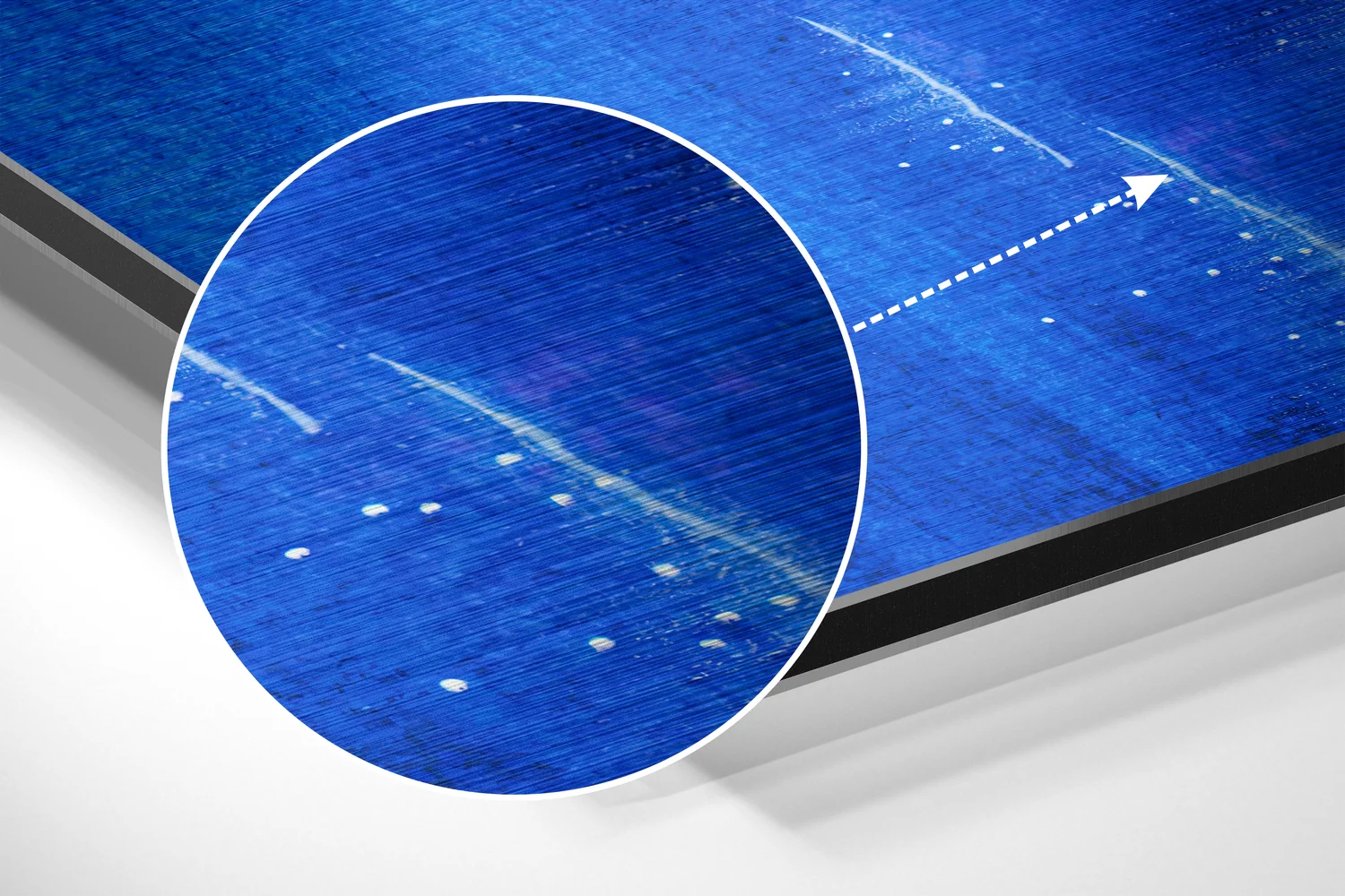 Beach Brushed Aluminium Dibond Wall Art - Image 3