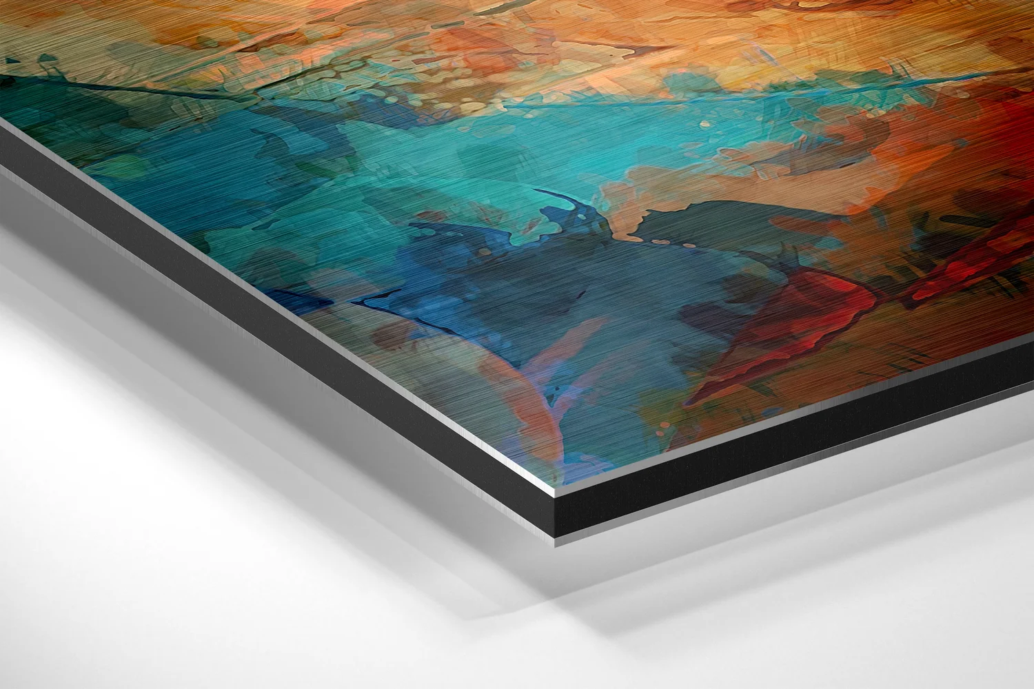 Colors of Flower Brushed Aluminium Dibond Wall Art - Image 2