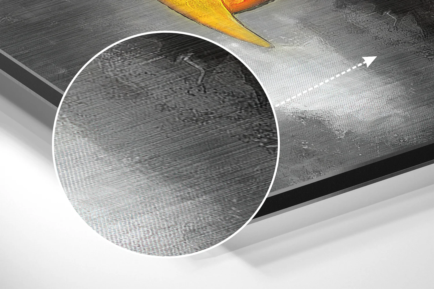 Eagle Brushed Aluminium Dibond Wall Art - Image 3