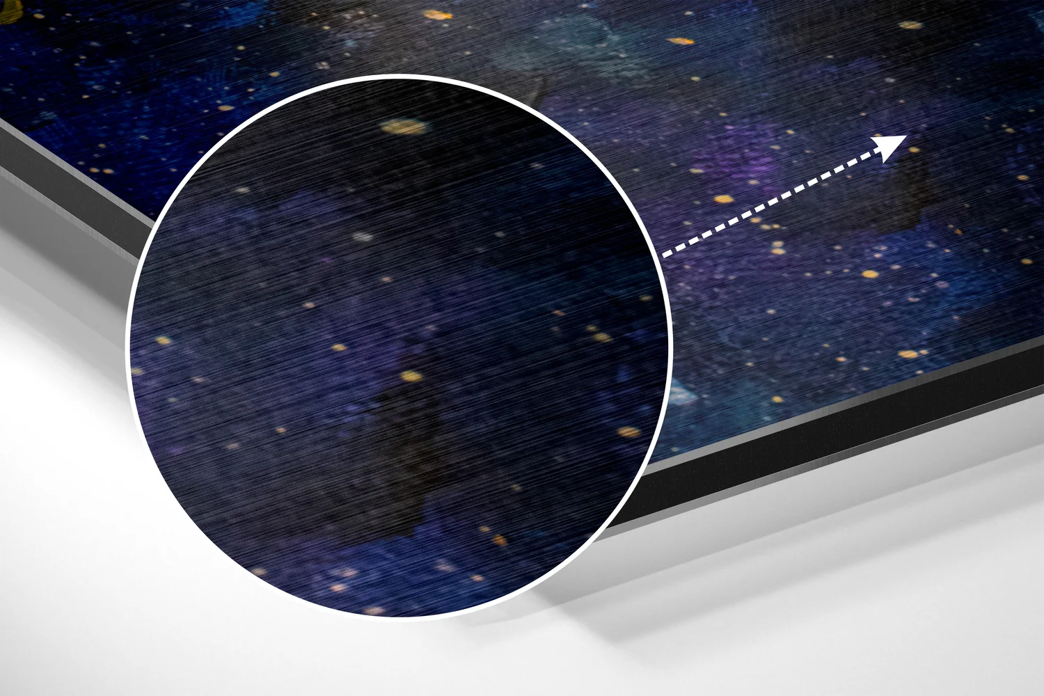 Moonfall  Brushed Aluminium Dibond Wall Art - Image 3