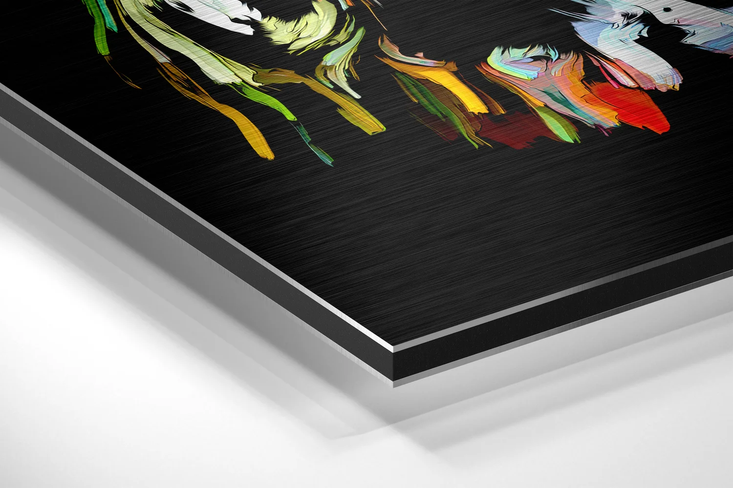 Colorful Feelings Brushed Aluminium Dibond Wall Art - Image 2