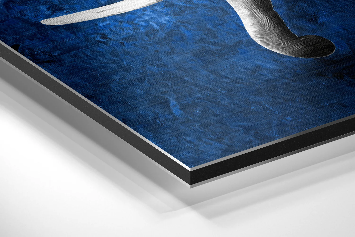 Elephant Brushed Aluminium Dibond Wall Art - Image 2
