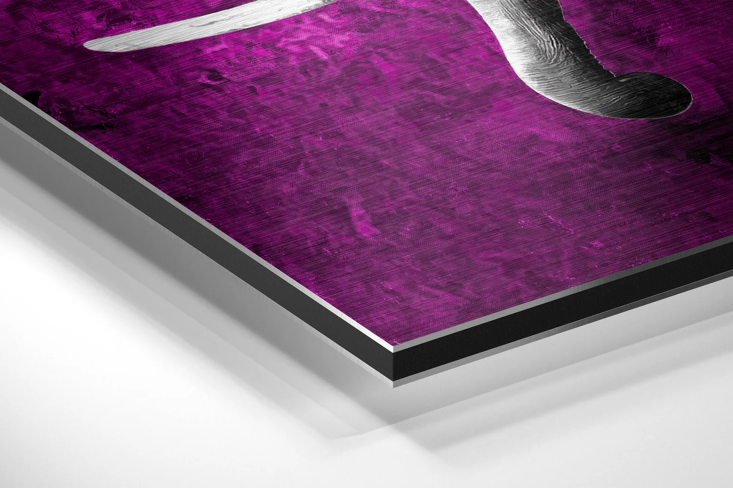 Elephant Brushed Aluminium Dibond Wall Art - Image 2