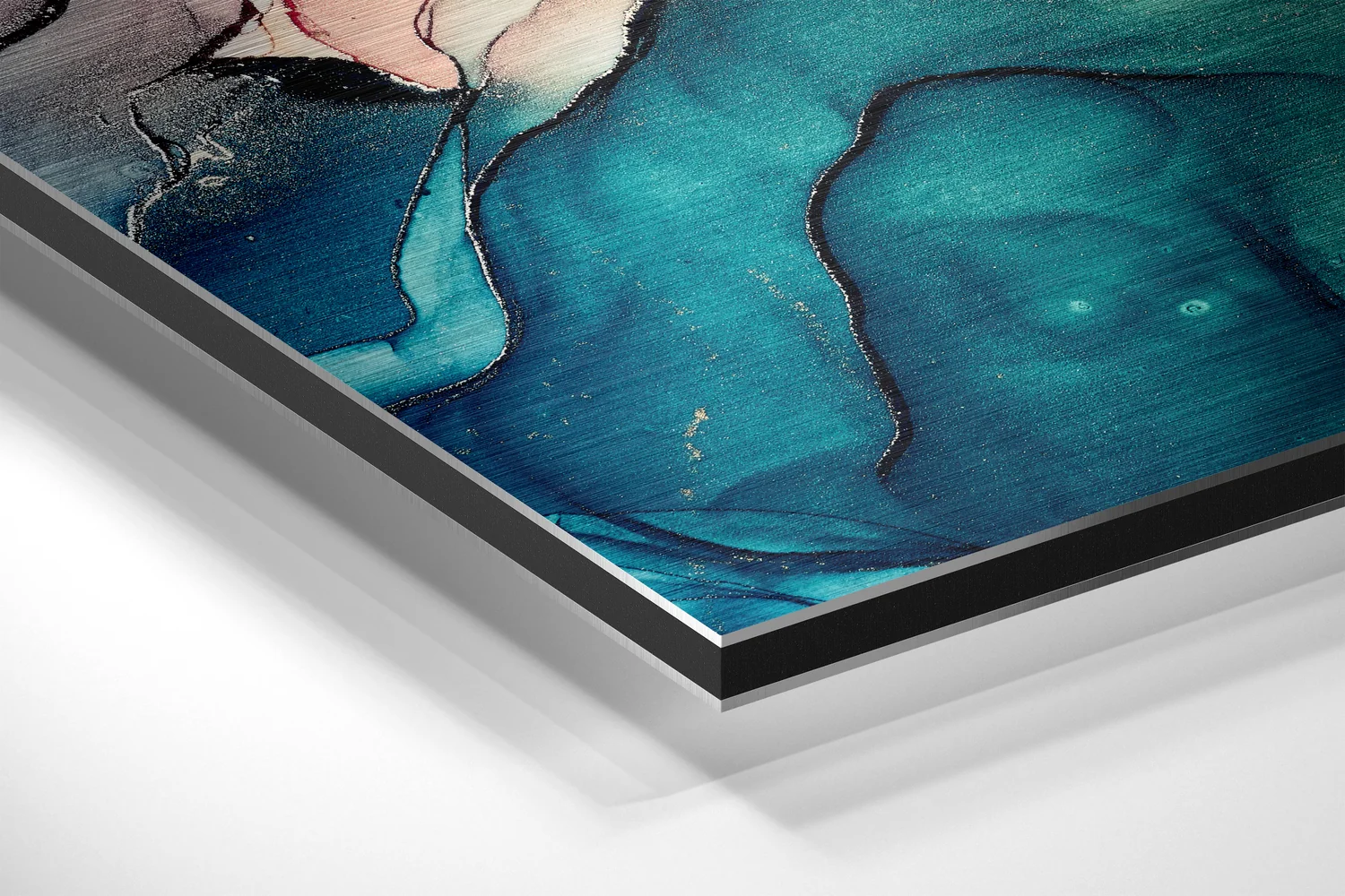 Marbleous Brushed Aluminium Dibond Wall Art - Image 2
