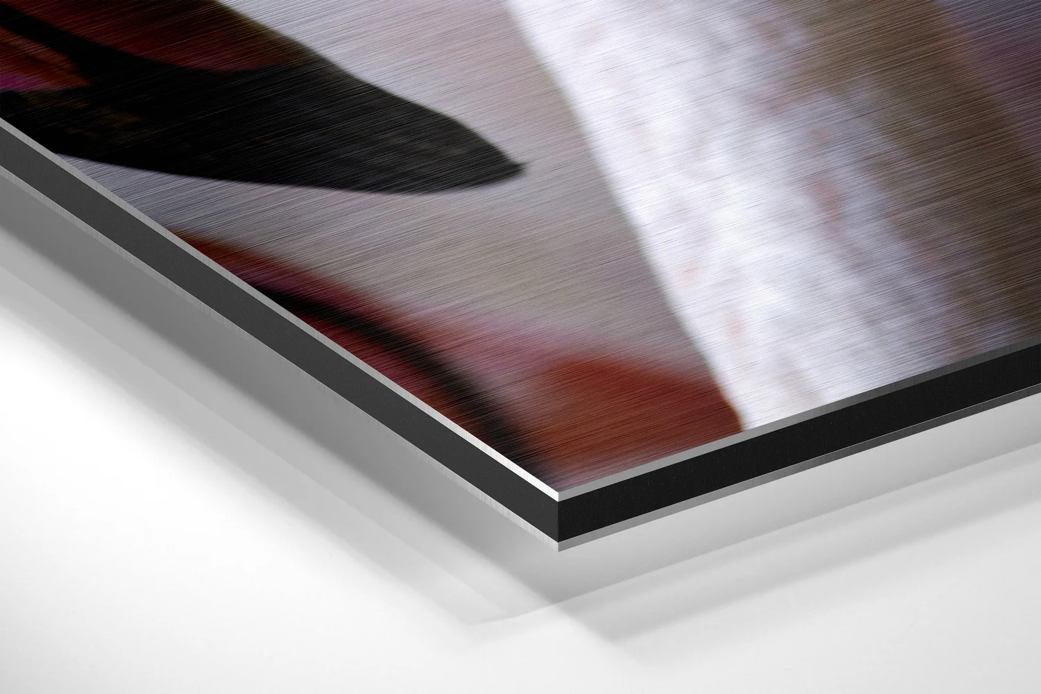 Flamingos Brushed Aluminium Dibond Wall Art - Image 2