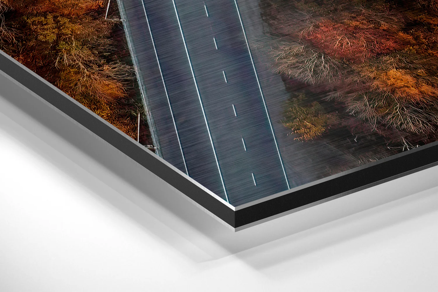 Road Brushed Aluminium Dibond Wall Art - Image 2