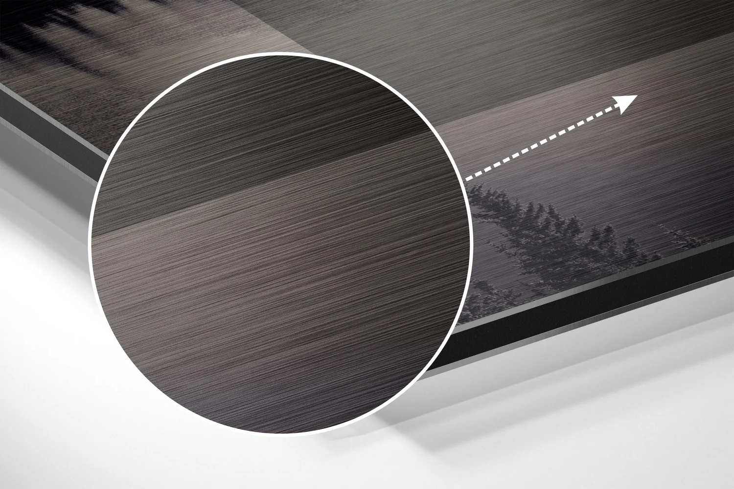 Confine Yourself Brushed Aluminium Dibond Wall Art - Image 3