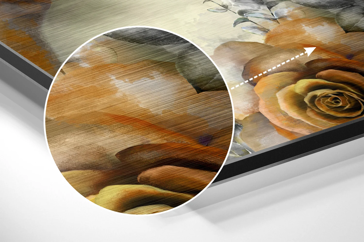 Beauty Brushed Aluminium Dibond Wall Art - Image 3