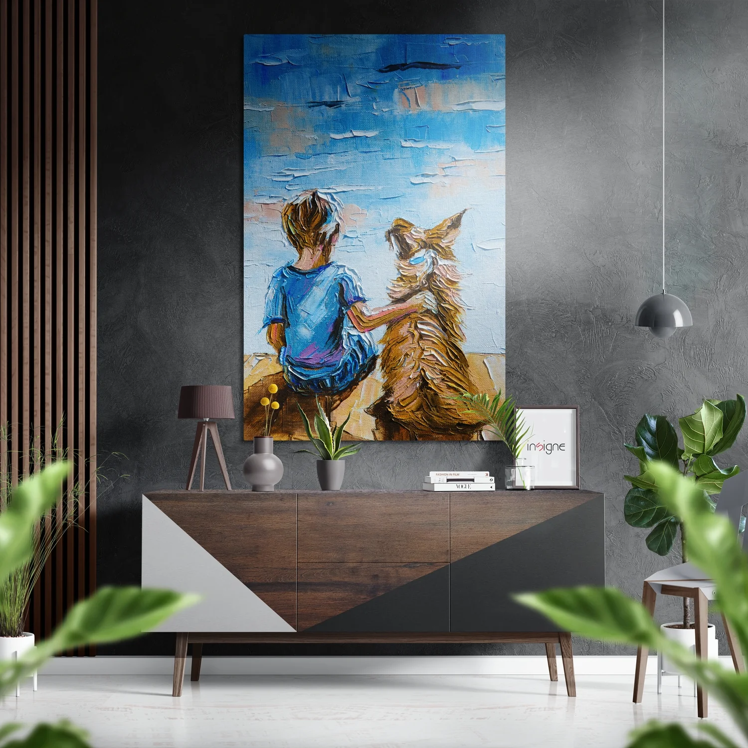 Best Friends Brushed Aluminium Dibond Wall Art