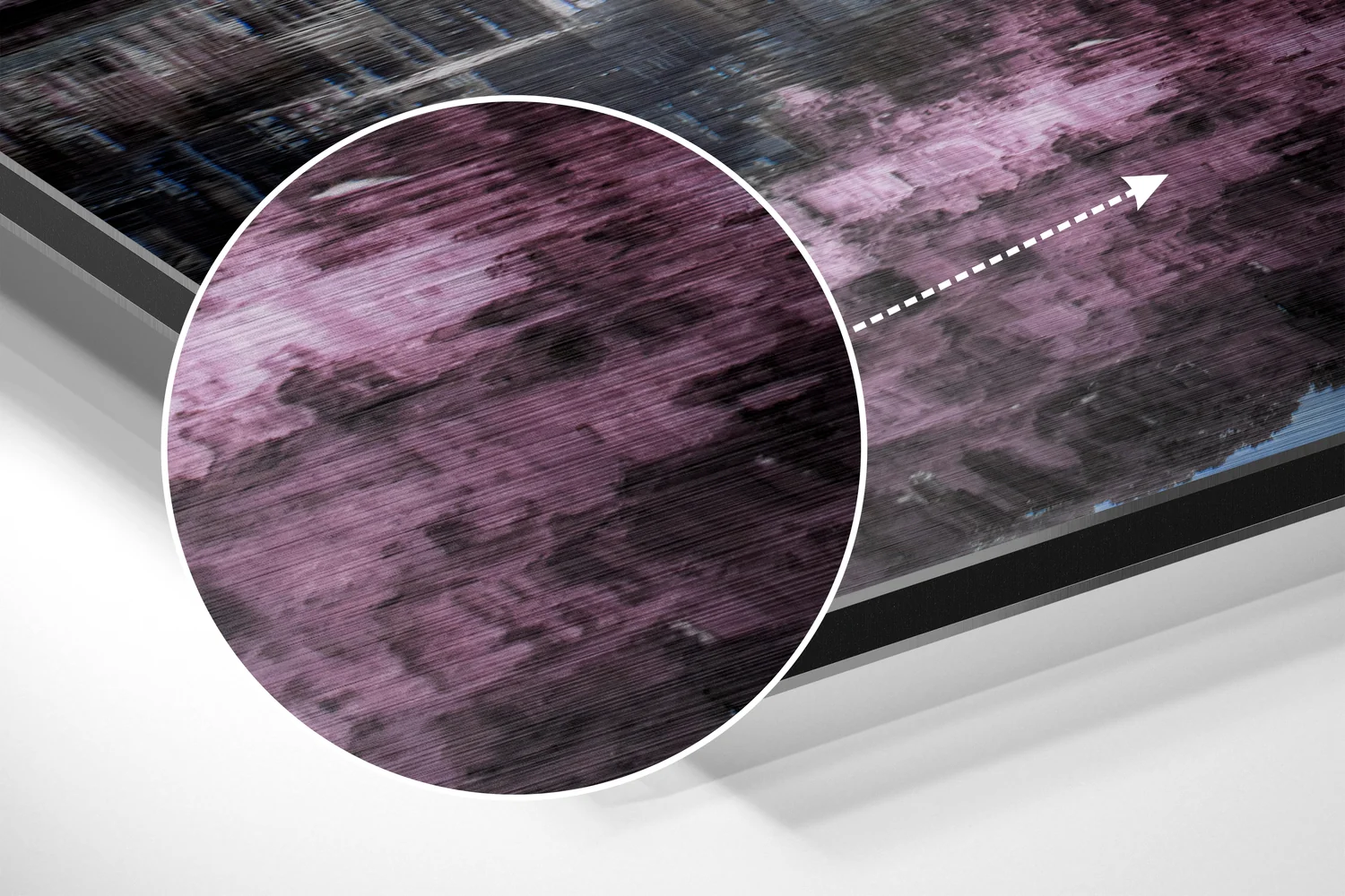 Lake View Brushed Aluminium Dibond Wall Art - Image 3