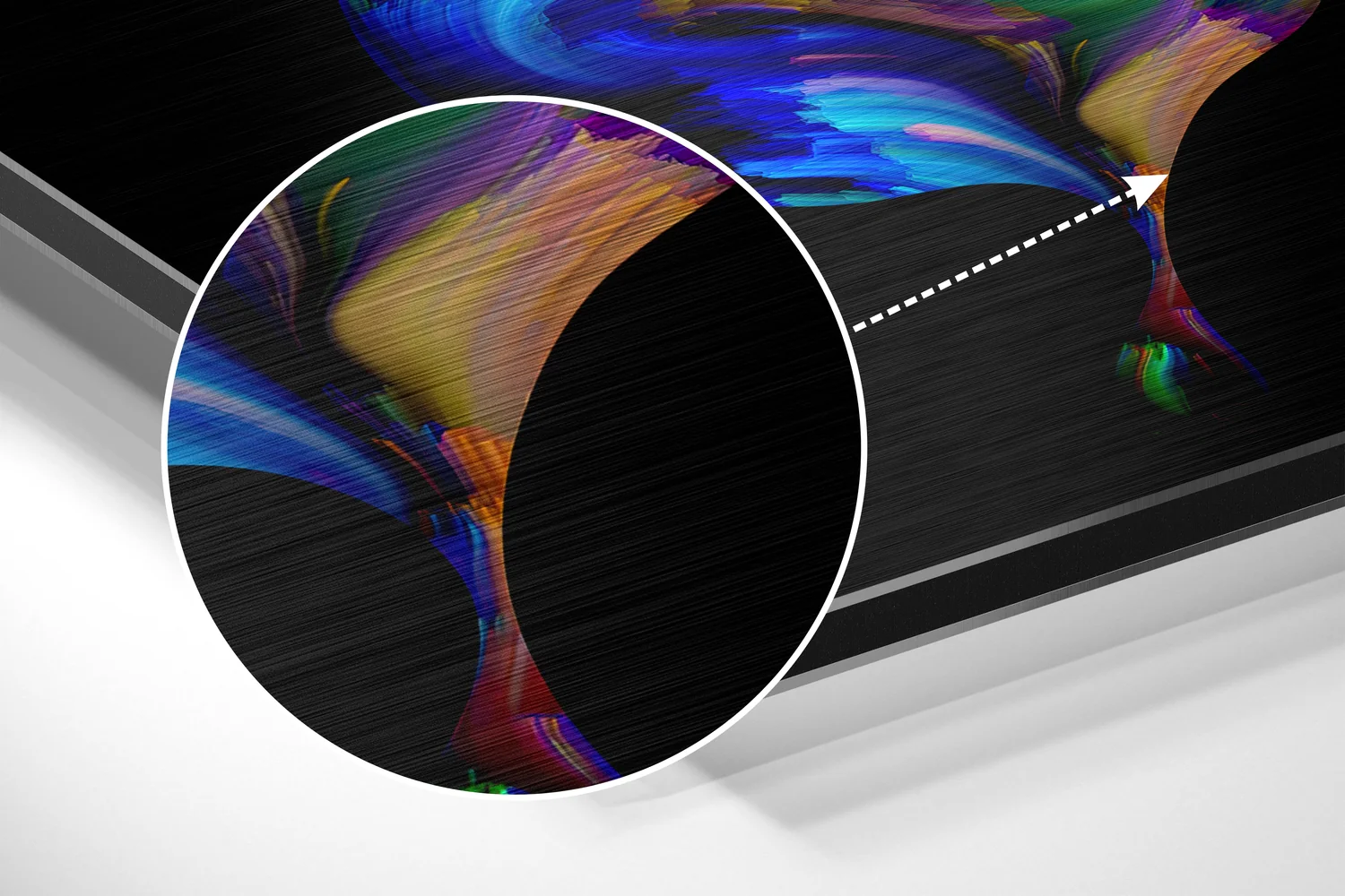 Butterfly Minds Brushed Aluminium Dibond Wall Art - Image 3