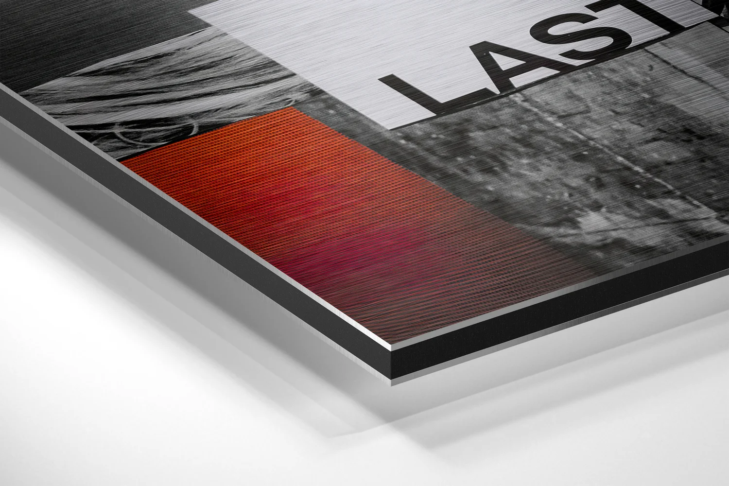 Patchwork Brushed Aluminium Dibond Wall Art - Image 2