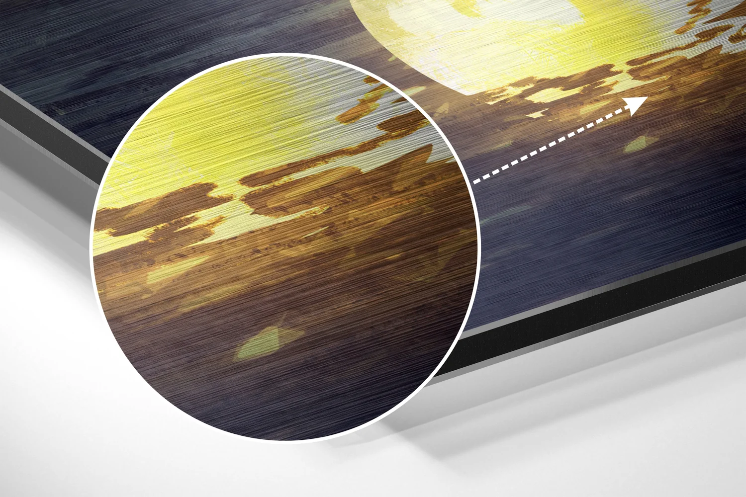 Moon Collector Brushed Aluminium Dibond Wall Art - Image 3