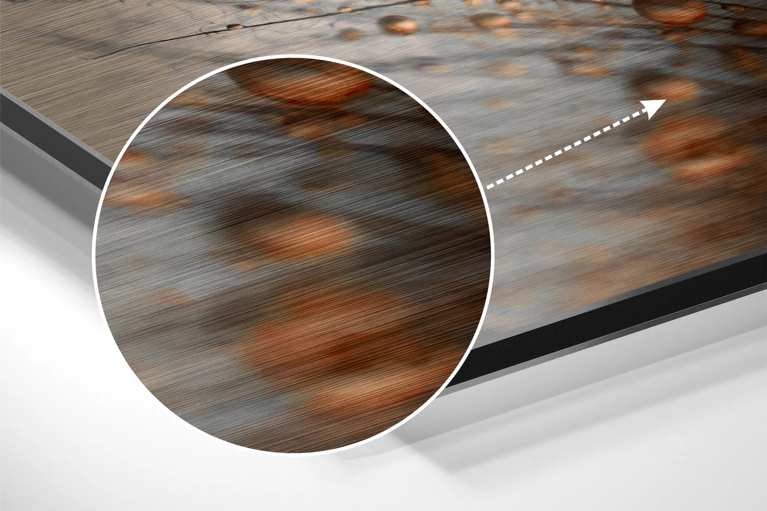 Dandelions Brushed Aluminium Dibond Wall Art - Image 3