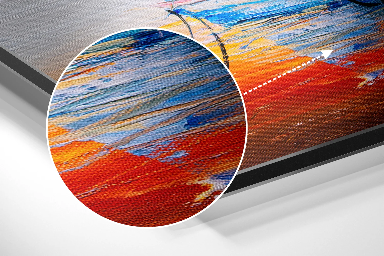 Boat Brushed Aluminium Dibond Wall Art - Image 3
