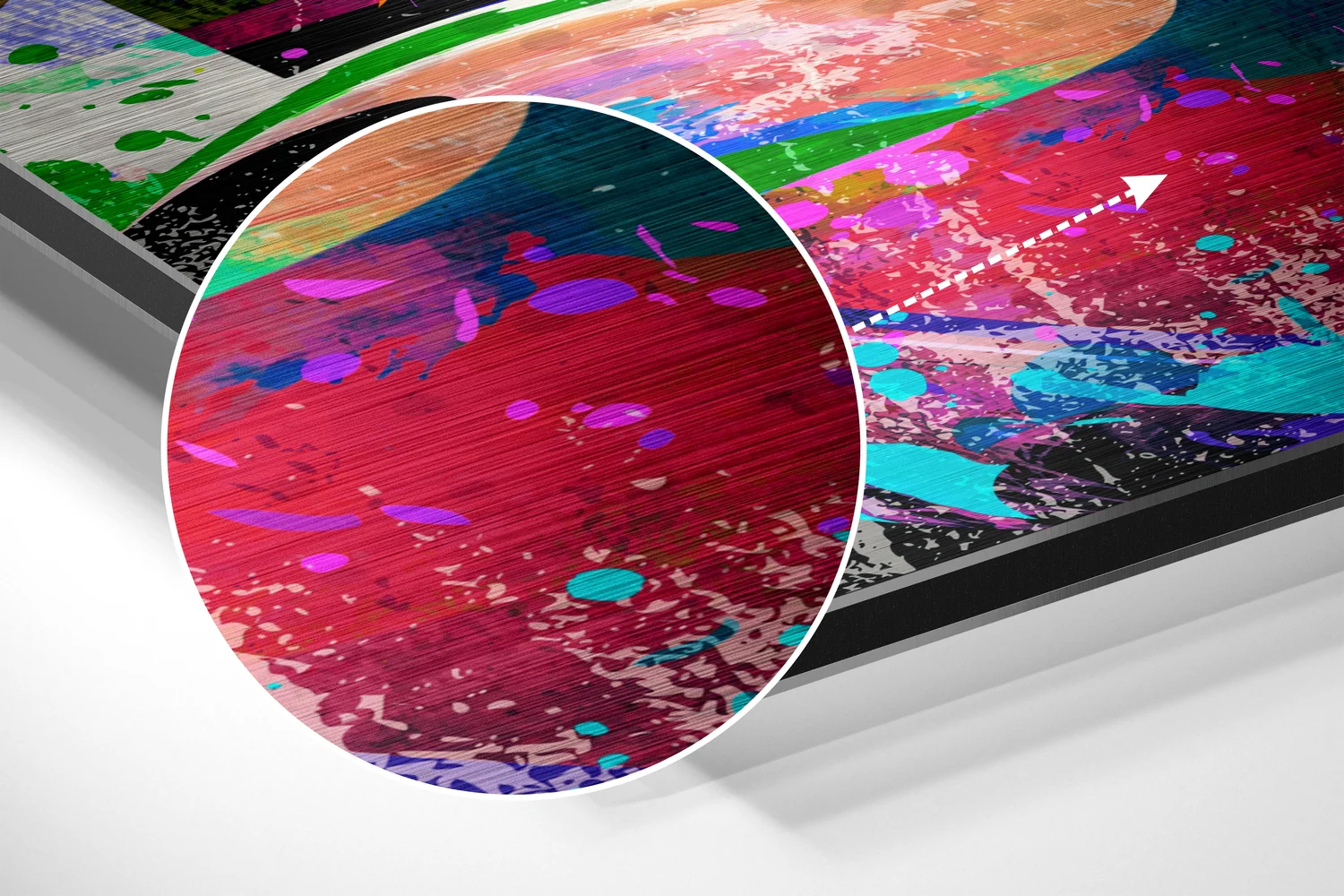 Anarchy of Colors Brushed Aluminium Dibond Wall Art - Image 3