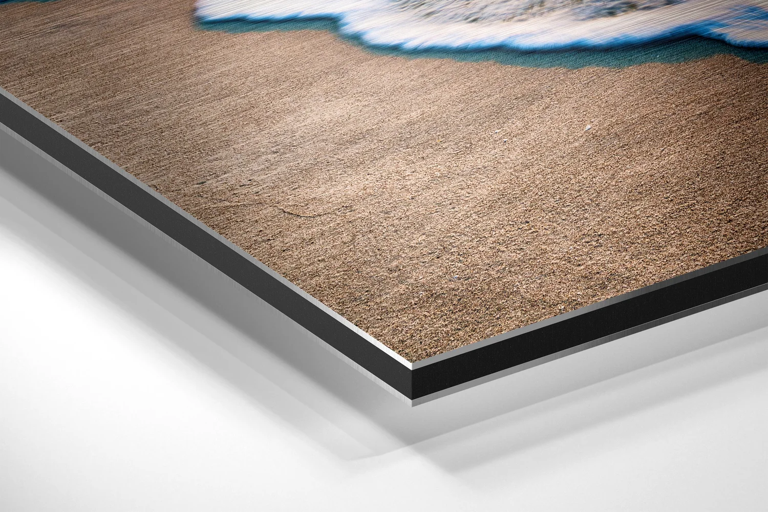 Sunset at the Beach Brushed Aluminium Dibond Wall Art - Image 2