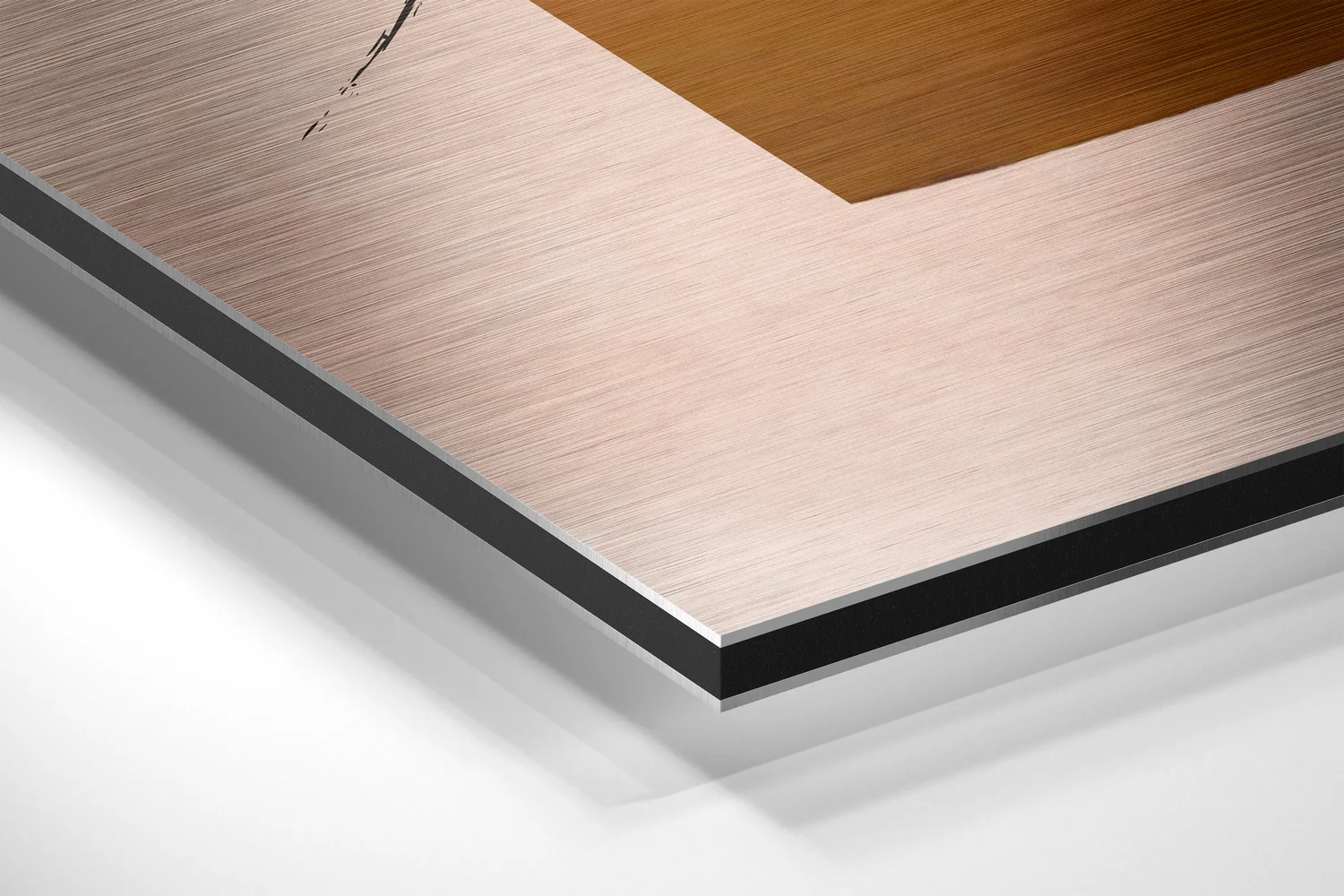 Shapes Brushed Aluminium Dibond Wall Art - Image 2
