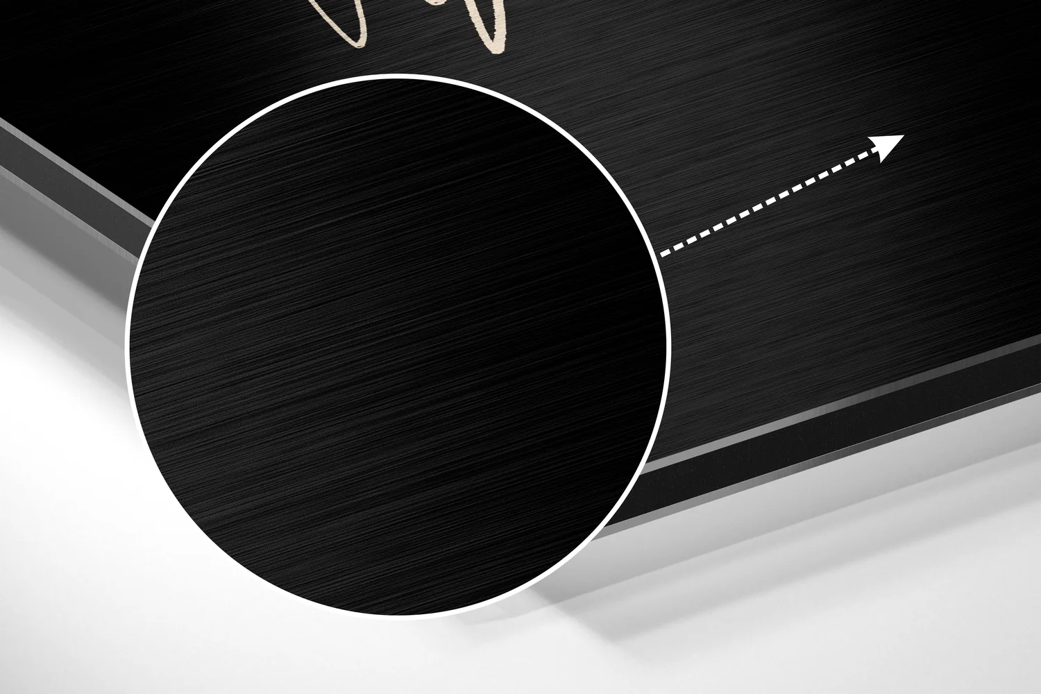 Acorn Brushed Aluminium Dibond Wall Art - Image 3
